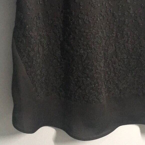 Elegant Simply Vera Verawang top women’s size pl petite Large black embellished - Picture 5 of 16